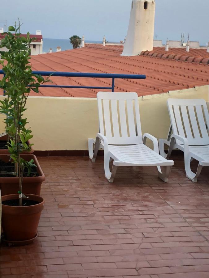 Olhos do mar grande terraço vista mar 209 Apartamento Olhos de Agua  Exterior foto