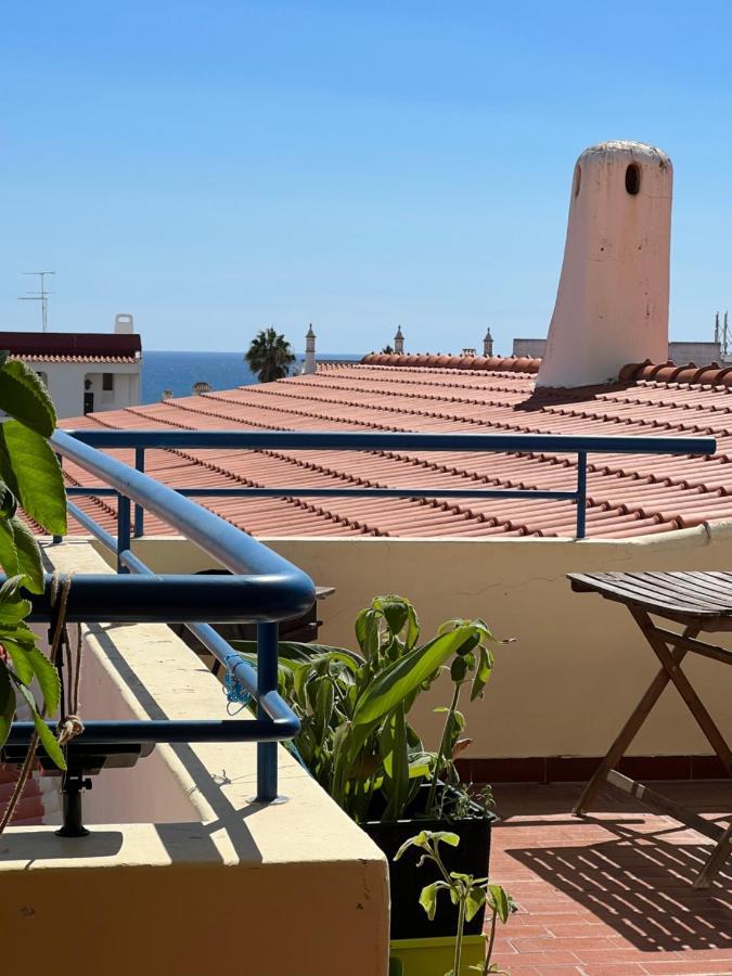 Olhos do mar grande terraço vista mar 209 Apartamento Olhos de Agua  Exterior foto
