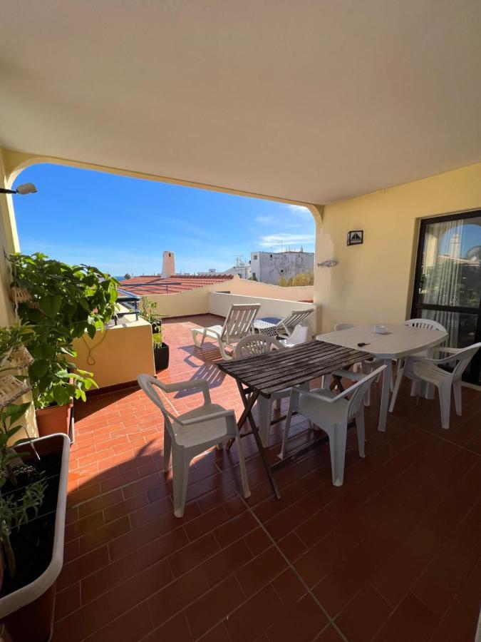Olhos do mar grande terraço vista mar 209 Apartamento Olhos de Agua  Exterior foto